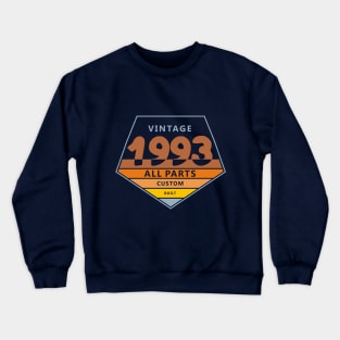 27th Birthday T-Shirt - Vintage 1993 Crewneck Sweatshirt